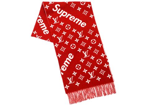 supreme x louis vuitton monogram scarf|ebay louis vuitton monogram scarf.